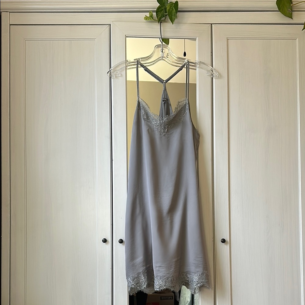 Aerie lace trim slip dress